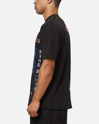 73Studio X Mortal Kombat 2 Vintage T-Shirt Black Acidwash