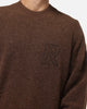 Represent Logo Sweater Chocolate