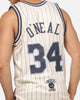 Mitchell & Ness Los Angeles Lakers Shaquille O'Neal #34 Playoff Energy Swingman Jersey Off White