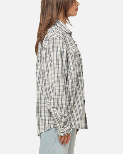 Dickies Poplin Wellsville Long Sleeve Shirt Egret