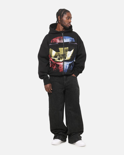 73Studio X Halo Xbox Red Vs Blue Split Hoodie Black