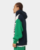 Starter Athletic Panel Hoodie Navy/Green