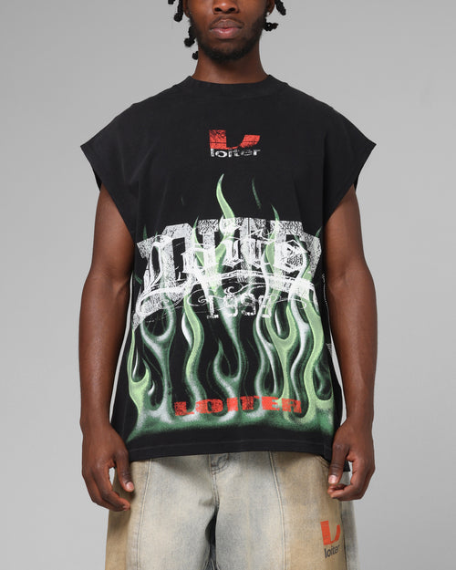 Loiter Inferno Muscle T-Shirt Black