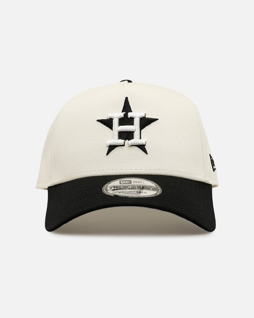 New Era Houston Astros 'Easy Chrome Black' 9FORTY A-Frame Snapback Chrome/Black