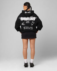 Loiter Rave Zip Hoodie Black