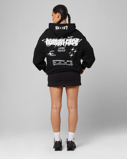 Loiter Rave Zip Hoodie Black