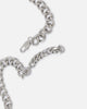 Ed Hardy Multi Charm Cuban Chain Necklace Silver