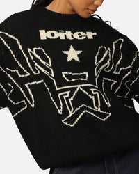 Loiter Substance Knit Sweater Black
