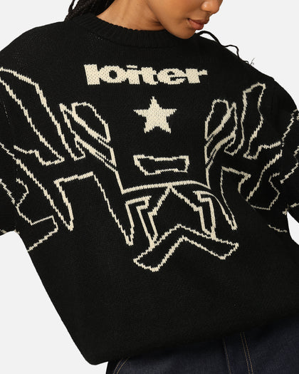 Loiter Substance Knit Sweater Black
