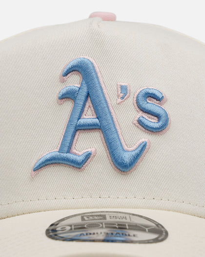 New Era Oakland Athletics 'Pastel' 9FORTY A-Frame Snapback Chrome White