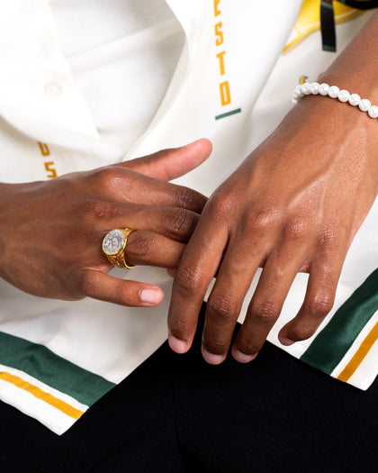 NXS Gladiator Ring Gold/White Gold