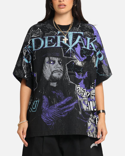 Culture Kings X WWE Undertaker All Over Print T-Shirt Black