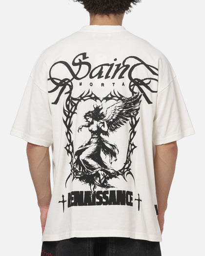Saint Morta Spirits Boxy T-Shirt Off White