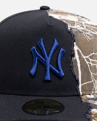 New Era New York Yankees 'Split Realtree' 59FIFTY Fitted Black