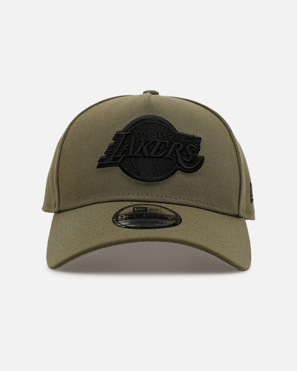 New Era Los Angeles Lakers 'Easy Olive' 9FORTY A-Frame Snapback Olive