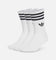 Adidas 3-Stripes Crew Socks 3 Pack White/Black