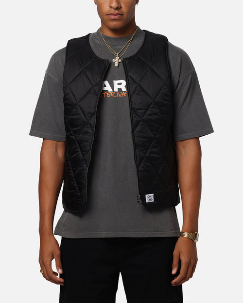 Carre Quilted Vest Black