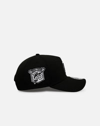 New Era Florida Marlins 'Black And White' 9FORTY A-Frame Snapback Black/White