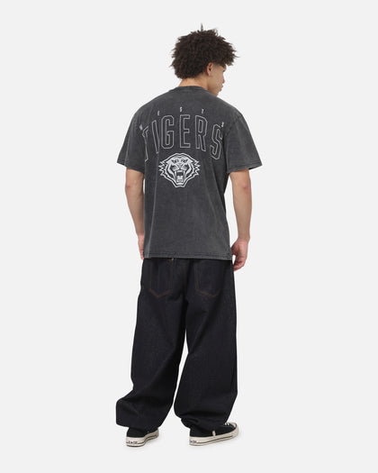 Bleacher Athletic Wests Tigers NRL Attrition Washed T-Shirt Black
