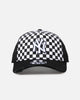 New Era New York Yankees 'Checker Trucker' 9FORTY A-Frame Trucker Snapback White
