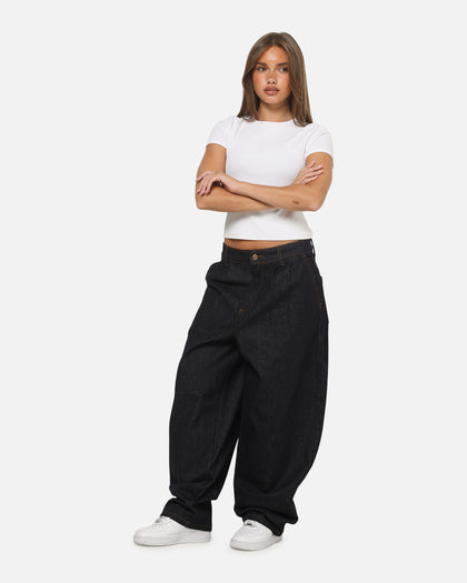 Carre Astor Pleated Jeans Raw Blue