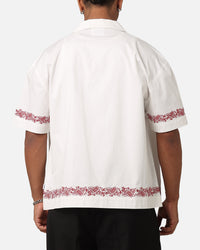 Carre Rose Bowl Button Up Shirt Off White
