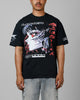 Loiter Cybernetics Heavyweight T-Shirt Black Acidwash