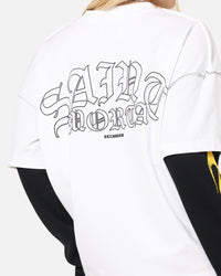 Saint Morta La Flame Long Sleeve T-Shirt White/Black