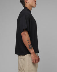 Loiter Script T-Shirt Black
