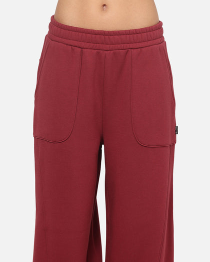 Carre Varsity Track Pants Burgundy
