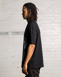 Saint Morta Snake Eyes Boxy T-Shirt Black