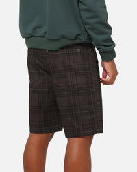 Carre Avenue Jorts Black Plaid
