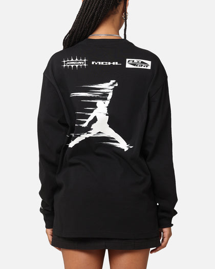 Jordan Jumpman MVP 85 Long Sleeve Crewneck T-Shirt Black/Sail