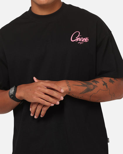 Carre Graffiti T-Shirt Black/Pink