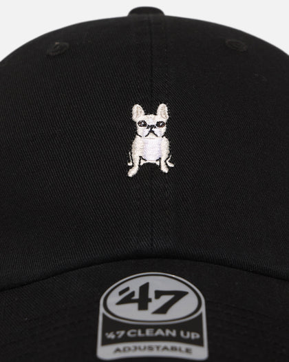 47 Brand French Bulldog 'Dog Collection' 47 Clean Up Strapback Black