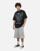 Saint Morta Wings Of Flight Boxy T-Shirt Washed Black