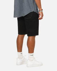 S Double Denim Standard Shorts Raw