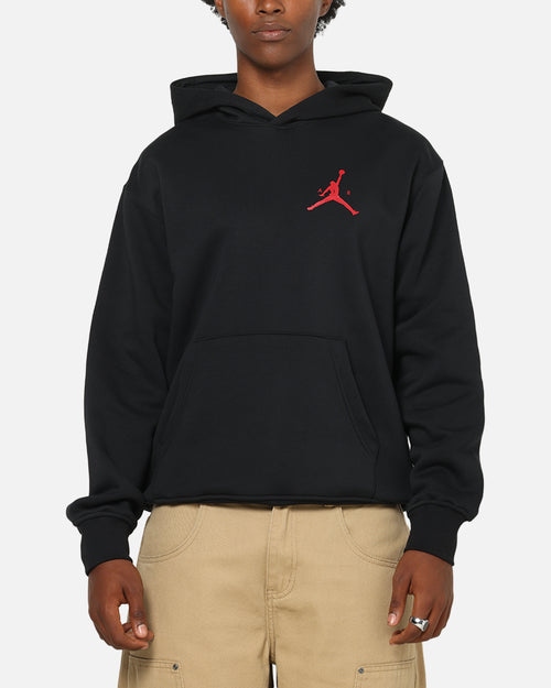 Jordan Jumpman Fleece Pullover Hoodie Black/Red