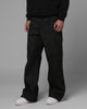 Loiter Selvedge Denim Boot Cut Jeans Black