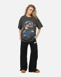 Culture Kings X Atlassian Williams F1 Team Alex Albon T-Shirt Black Acidwash