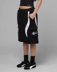 Loiter Hybrid Tek Cargo Shorts Black