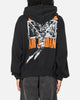 Jordan Brooklyn Shattered Back Board Oversized Pullover Hoodie Black