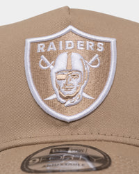 New Era Las Vegas Raiders 'Tumbleweed' 9FORTY A-Frame Snapback Seasonal Moss Tumbleweed/White