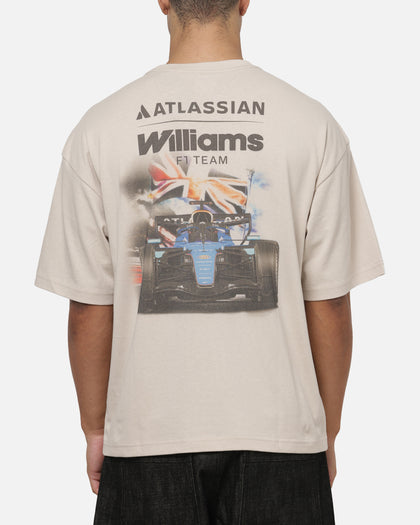 Outerstuff X Atlassian Williams F1 Racing Union Jack T-Shirt Off White