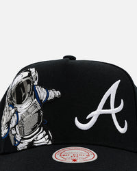 Mitchell & Ness Atlanta Braves 'Rocketman' Pro Pinch Snapback Black