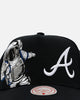 Mitchell & Ness Atlanta Braves 'Rocketman' Pro Pinch Snapback Black