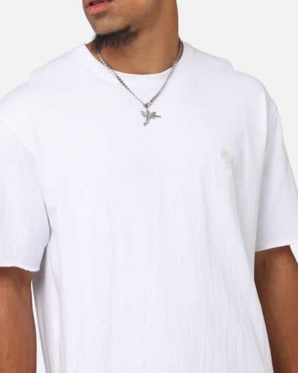 Saint Morta Gothic Monogram Box T-Shirt White