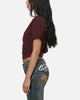 Ed Hardy Women's Off Shoulder T-Shirt Plum