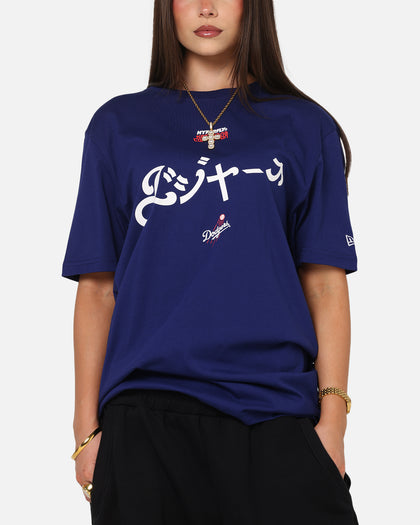 New Era Los Angeles Dodgers 'Hyperfly Katakana x MLB' T-Shirt Dark Blue