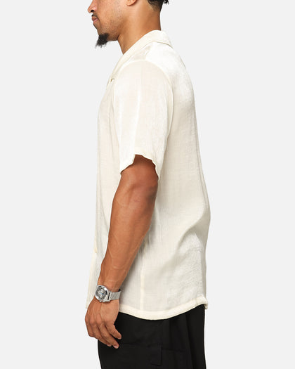 XXIII Diamond Button Up Shirt Off White